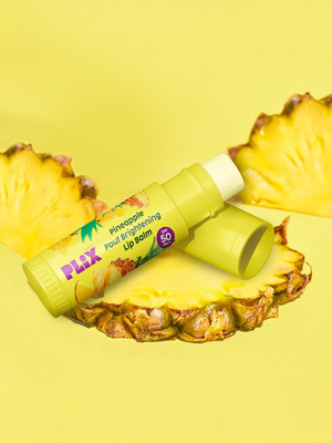 The Plant Fix Plix Pineapple Brightening Lip Balm with SPF 50 | Kojic Acid & Vitamin C Pineapple(Pack of: 1, 4 g)