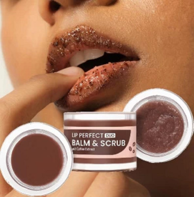 GABBU Lip Perfect Duo Balm & Scrub with Coffee Extract Coffee.. coffee(Pack of: 1, 7 g)