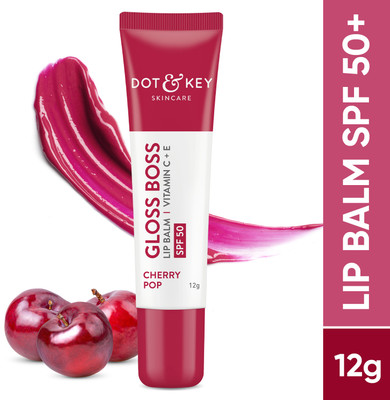 Dot & Key Cherry Lip Balm Spf 30 For Smooth Soft Lips,Tinted Balm For Glossy Soft Lips Cherry Pop(Pack of: 1, 12 g)