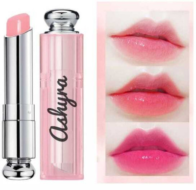 Ashyra Hydrating Lip Balm Stick – Subtle Pink Tint for Everyday Glow (Pack of 1) Strawberry(Pack of: 1, 3.2 g)