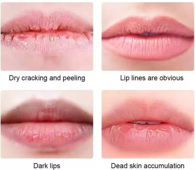 AFARAXIA Lip scrub for dark tanned darkened lips Lip Shine, Glossy, Soft Moisturize..// Scrub(10 ml)