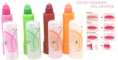 GFSU - GO FOR SOMETHING UNIQUE 4pc Lip & Cheek Tint- Cherry, Hydrates Dry Chapped Lips BUBBLEGUM(Pack of: 4, 10 g)