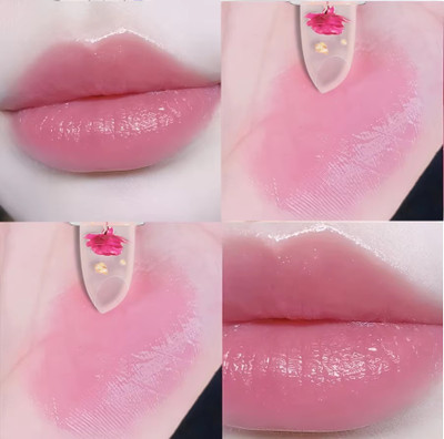 luzimaisa Best Korean Jelly Flower Lipstick Temperature Changing(3.6 g, Glossy Pink)