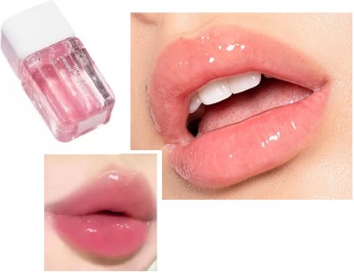 HUZURLU Moisturizing Lip Oil Gloss Transparent Plumping Lip Gloss Fruit(Pack of: 1, 3 g)