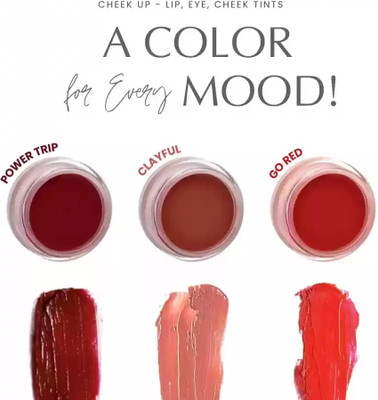 HUZURLU best combo Lip and Cheek Tint Cherry multi shade(Pack of: 3, 30 g)
