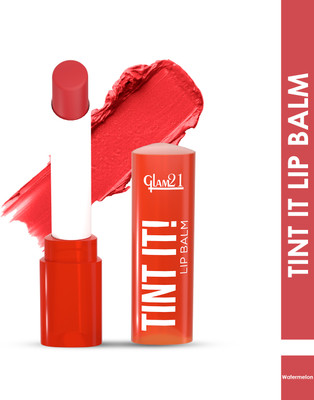 Glam21 Tint it LipBalm Everyday Hydration with SPF15 & Vit-E | Shea Butter Avocado Oil Watermelon(Pack of: 1, 3.5 g)