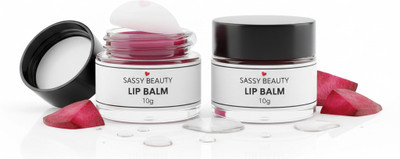 sassy beauty Beetroot Lip Balm Set for Natural Tint and Deep Nourishment Beetroot(Pack of: 2, 20 g)