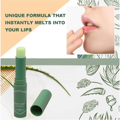 GABBU Moisture Aloe Vera Natural Changed Colour Long-Lasting Nourish Protect Lip Balm ALOE VERA(Pack of: 1, 3.8 g)