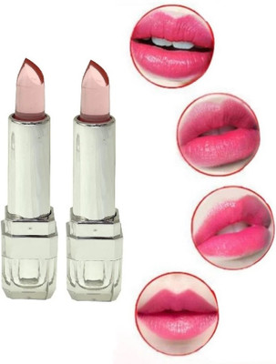 HUZURLU GEL LIPSTICK WITH COLOR CHANGING FORMULA CANDY(Pack of: 2, 7.2 g)