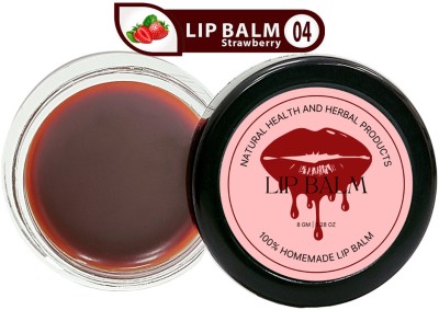 Natural Health and Herbal Products Zesty Strawberry Splash Lip Revival: A Treat for Your Maroon Bright Lips Strawberry(Pack of: 1, 8 g)