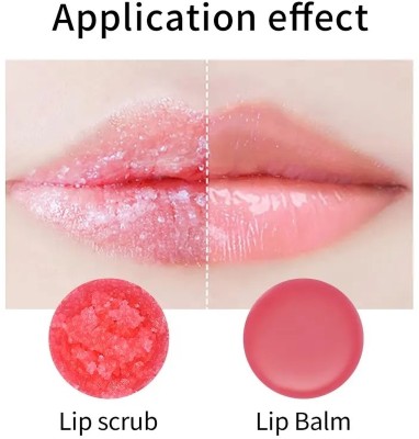 GULGLOW99 2 IN 1 Lip Balm & Scrub With Lip Moisturizer, Free Exfoliating Beetroot(Pack of: 1, 7 g)