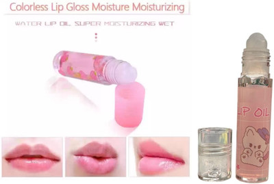 AMOSFIA Roll-on Lip Tint. Featuring a velvet finish,lightweight, non-sticky formula(10 ml, TRANSPARENT)