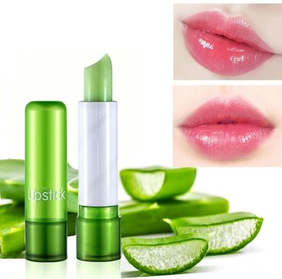 GFSU - GO FOR SOMETHING UNIQUE Changing Color Long-Lasting Protect Lips Care Lip Balm ALOE-VERA(Pack of: 1, 10 g)