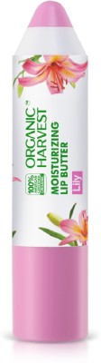 Organic Harvest Moisturizing Lip Butter: Lily | Lip Lightening Balm for Dark Lips For Women, Men Lily(Pack of: 1, 4 g)