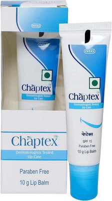 Chaptex Lip Care Lip Balm SPF 15 no flavor(Pack of: 1, 10 g)