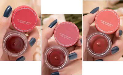 ADJD Lip Mud Velvet Matte Lip Tint & Cheek Tint fruit(Pack of: 3, 30 g)