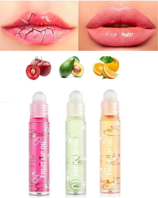 USBK 3 Lip Colors Lip Tint Moisturizing Waterproof Long Lasting for Lip and Cheek FRUITY(Pack of: 3, 8 g)