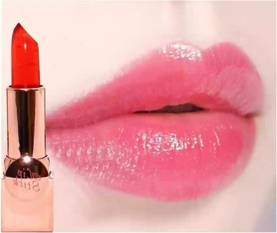 MYEONG Glossy Finish PH Colour-Changing & Highly Pigmented Lipstick CANDY(Pack of: 1, 3.6 g)