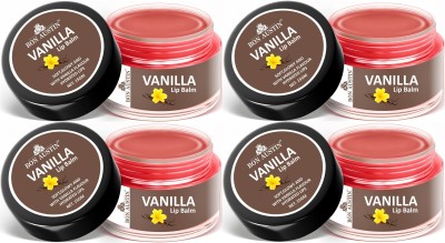 Bon Austin Vanilla Lip Balm - Lip Lightening & Long Lasting Moisturization (15g) Pack of 4 Vanilla(Pack of: 4, 60 g)