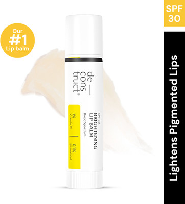 deconstruct Brightening Lip Balm with 1% Vitamin C | SPF 30 for dry & pigmented lips Non Tinted(Pack of: 1, 4 g)