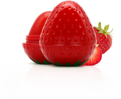 HSQ Natural Strawberry Lip Balm | Moisturizing, Glossy & Nourishing Lip Care Strawberry(Pack of: 1, 5 g)
