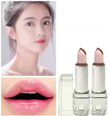 HUZURLU COLOR CHANGING GEL LIPSTICK WITH LIP BALM FORMULATED CANDY(Pack of: 2, 7.2 g)