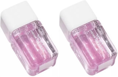 HUZURLU Hydrating And Transparent Lip Oil With Moisturizing texture Lip Balm set Fruit(Pack of: 2, 6 g)