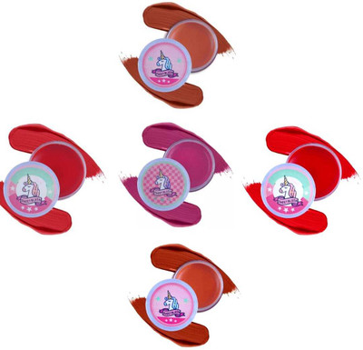 LOVE HUDA Multi Use Eye Lips Cheeks Tint With Enriched Vitamin C Give Soft Natural Glow Strawbery(Pack of: 5, 5 g)