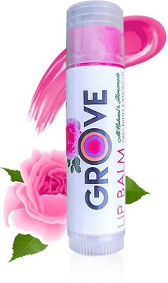 Grove Products Lip Balm for Dy & Pigmented Lips| Triple Butter , Soothing & Moisture Lips Rose(Pack of: 1, 6 g)