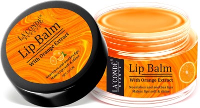 La'Conde Orange Extract Lip Balm for Soft and Natural Lips Pack 1 of 15gms Orange(Pack of: 1, 15 g)