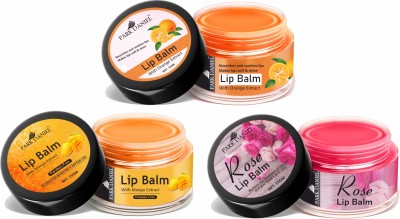 PARK DANIEL Mango,Orange,Rose Lip Balm Moisturizing Pack of 3 of 15Gms Mango, Orange, Rose(Pack of: 3, 45 g)