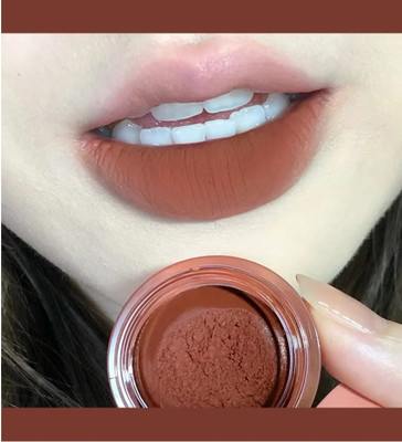 WOONGMI Korean Creamy Matte Lip And Cheek Tint Mocha Brown(Pack of: 1, 8 g)