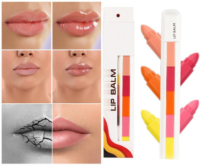 SEUNG BEST MULTI COLOR LIP BALM GLOSSY MADE WITH FRUITS FRUITS(Pack of: 1, 10 g)