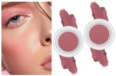 tanvi27 Multipurpose tint for lips, cheek & eyelids Gives Natural look Set LIGHT PINK(Pack of: 2, 10 g)