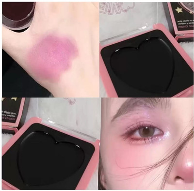 Jiwoo Black Crystal Blush Multi Balm Magic Temperature Change Blush(black)