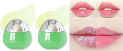 Emijun Lip Sleeping Mask - Overnight Lip Repair (GREEN TEA) green tea(Pack of: 2, 30 g)