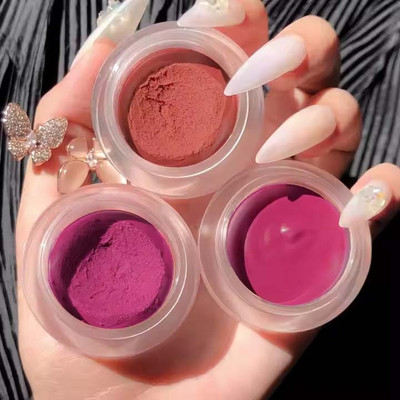 MYEONG Multi-Use Cheek Blush Cream Pigment Waterproof Long Lasting Soft Rouge Lip Tint Choclaty(Pack of: 3, 24 g)