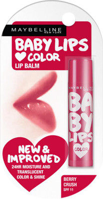 MAYBELLINE NEW YORK Baby Lips Tinted Lip Balm Berry Crush(Pack of: 1, 4 g)