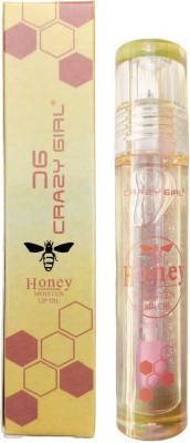 Crazy girl Moisturizing Lip Oil Gloss Transparent Tint for Dry & Chapped Lips Glossy Shine Honey(Pack of: 1, 2.5 g)