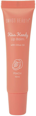 SWISS BEAUTY Kiss Kandy Lip Balm Peach(Pack of: 1, 10 g)