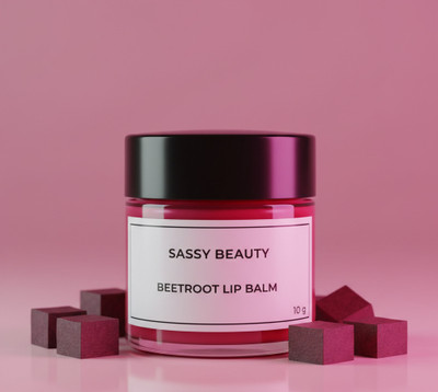 sassy beauty Organic Beetroot Lip Balm – Smooth Lips with Herbal Tint Beetroot(Pack of: 1, 10 g)