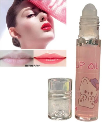 AMOSFIA Roll On, - Soft, Moisturised Lips Brightening With Glossy & Shine(10 ml, Transparent)