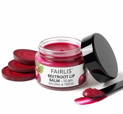 Fairlis Beetroot Lip Balm for Soft & Pink Lips BEETROOT(Pack of: 1, 10 g)