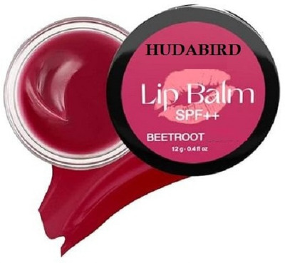 Hudabird Beetroot Lip Balm 10 g Natural Extracts & Shea Butter For Dark Lips Beetroot(Pack of: 1, 10 g)