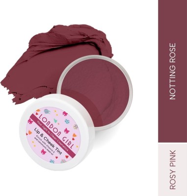 London Girl Lip and Cheek Tint enriched with Vitamin-E and Communis Seed Oil - Toxin free | 03 Notting Rose(Pack of: 1, 8 g)