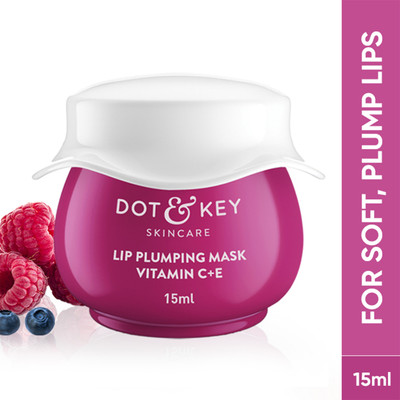 Dot & Key Lip Mask Vitamin C + E Berries, Pomegranate(Pack of: 1, 15 g)