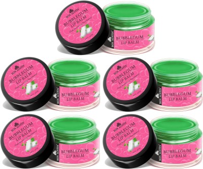 Bon Austin Bubblegum Lip Balm for Deep Moisturising | Lip Repair & Protection (5x15g) Bubblegum(Pack of: 5, 75 g)