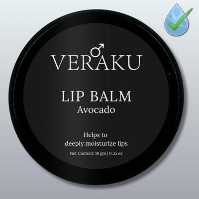 veraku Nourishing Lip Balm for Dry & Chapped Lips (For Men) Licorice(Pack of: 1, 10 g)