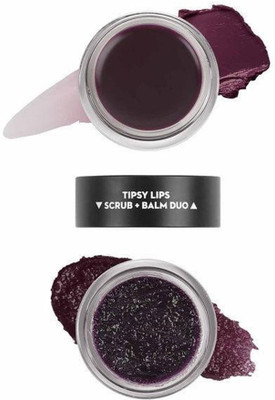 SUGAR POP Tipsy Lips Scrub 5g and Balm 5g Duo 07 Bramble Bramble(Pack of: 1, 10 g)