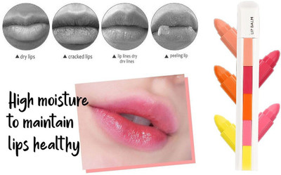 SEUNG 5in1 LIP BALM MOISTURE AND GLOSSY EFFECT FOR LIP MAKEUP FRUIT(Pack of: 1, 7 g)